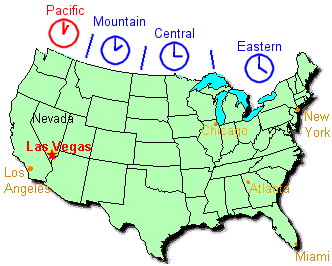Las Vegas Location On US Map